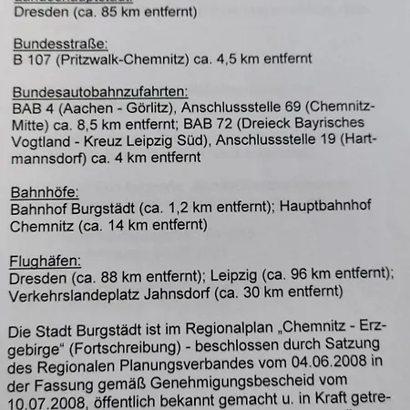 Grosszuegige, Komfortable 公寓 Burgstadt